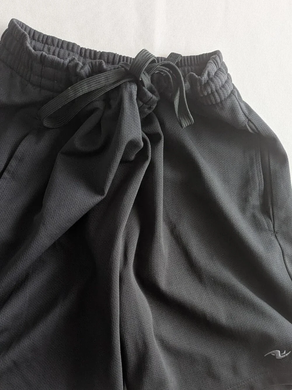 Athletic Works Black Men's Athletic Shorts with Drawstring